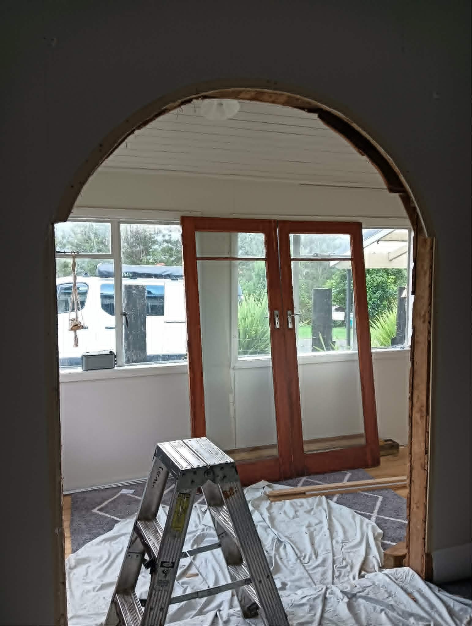 Arched Doorway Renovation